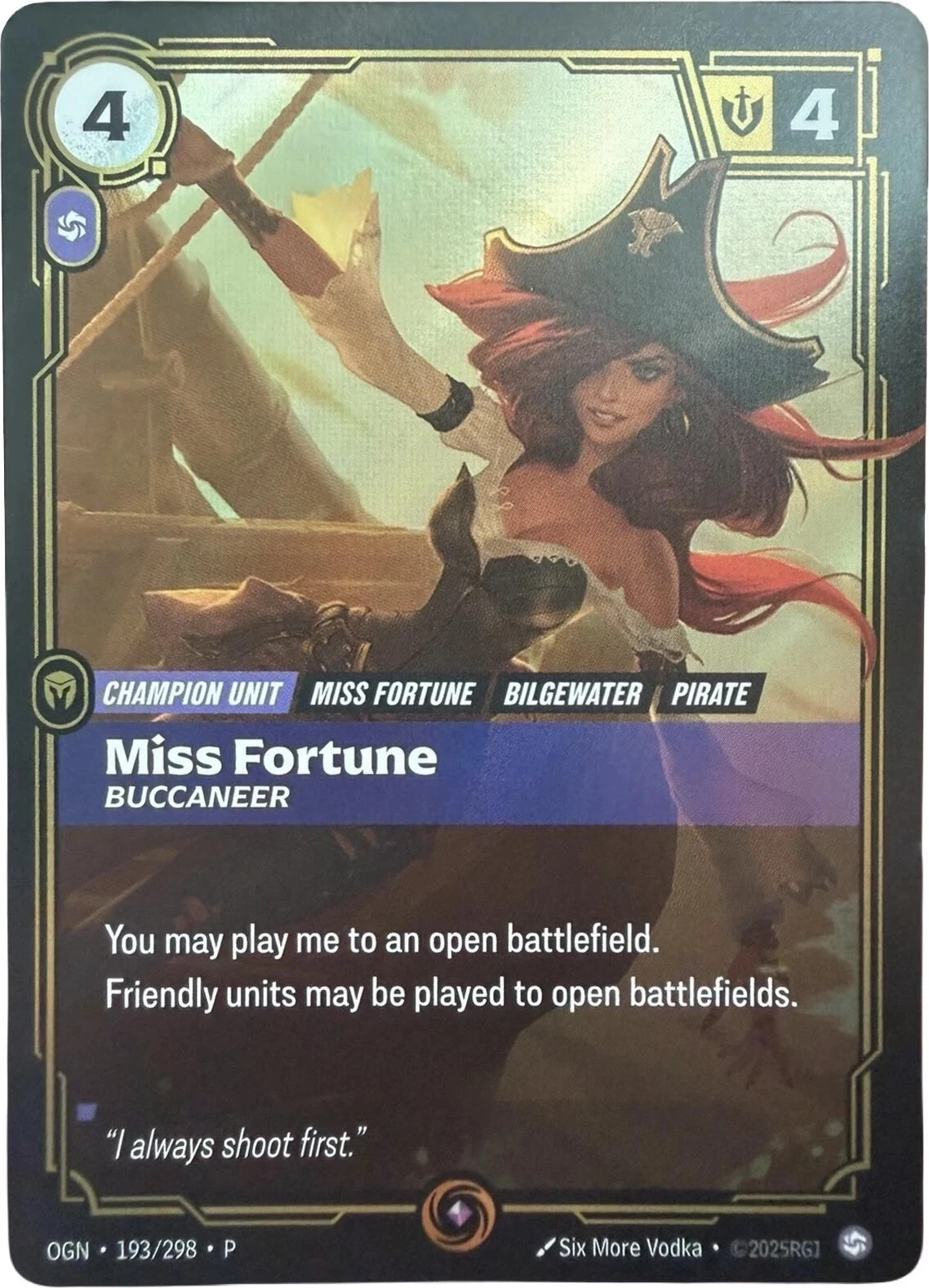 Miss Fortune - Buccaneer