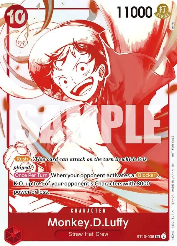 Monkey.D.Luffy - ST10-006 (3rd Anniversary Treasure Campaign Pack)