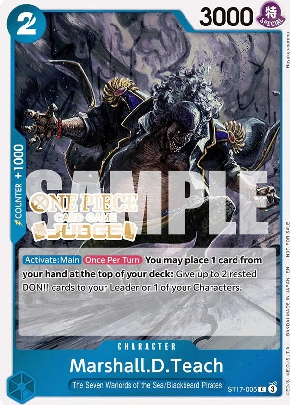 Marshall.D.Teach (Judge Pack Vol. 7)