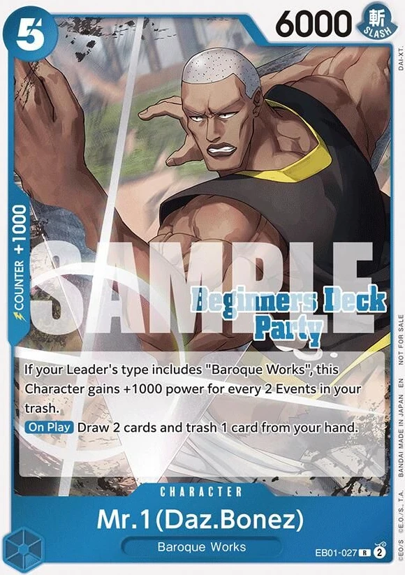 Mr. 1 (Daz.Bonez) (Beginners Deck Party [ST-23] - [ST-28] Participation Pack)