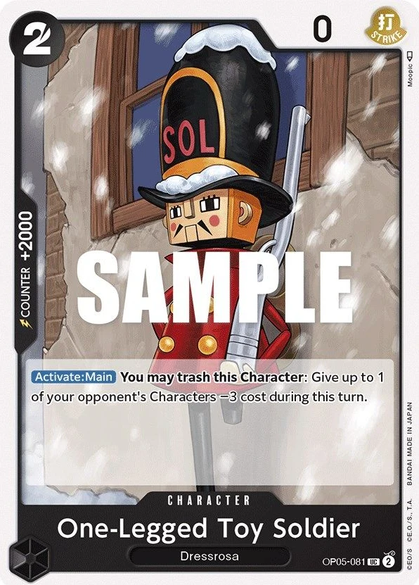 One-Legged Toy Soldier