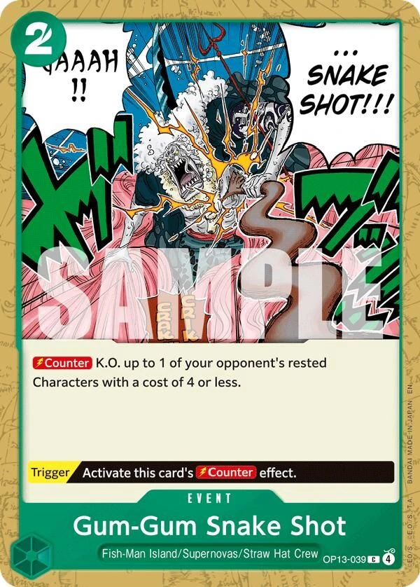 Gum-Gum Snake Shot