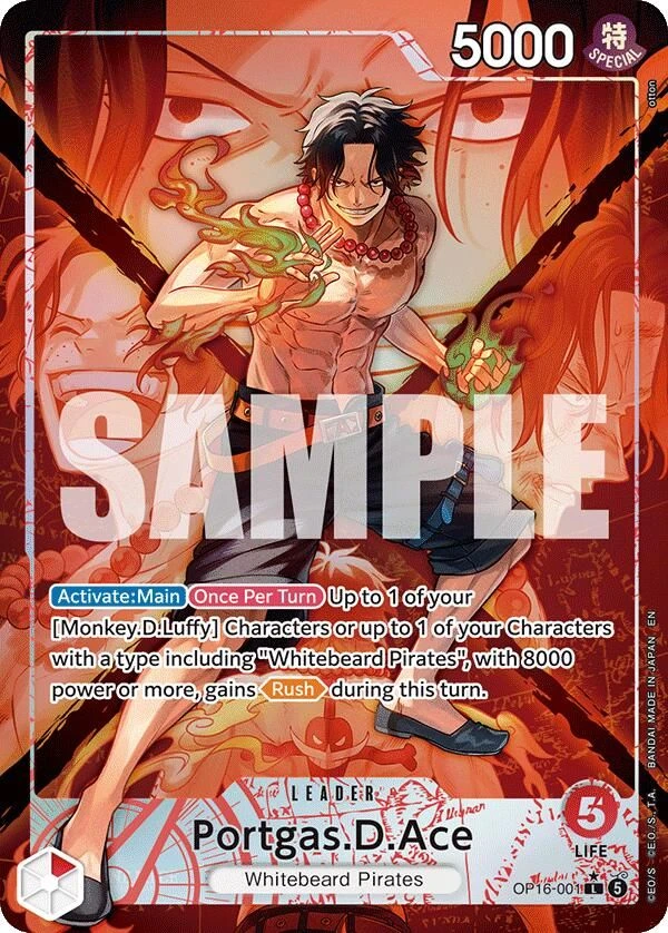 Portgas.D.Ace (001) (Alternate Art)