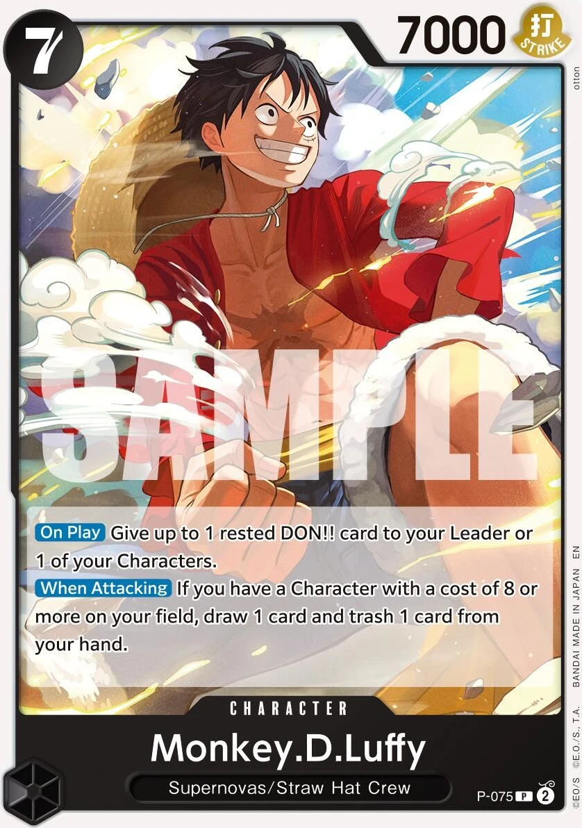 Monkey.D.Luffy - P-075 (Pirate Foil)