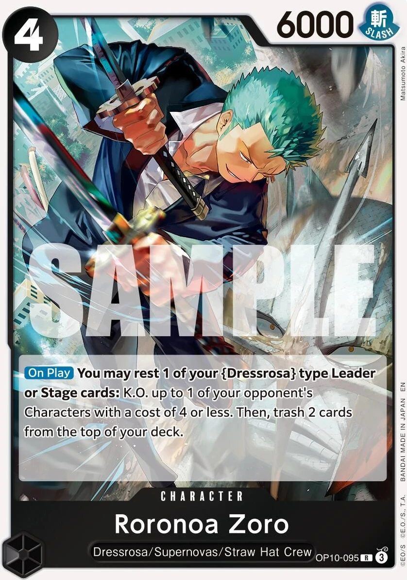 Roronoa Zoro - OP10-095 (Reprint)