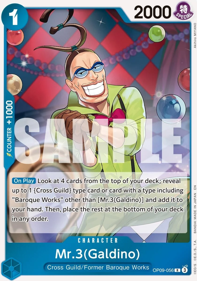 Mr.3(Galdino) - OP09-056 (Reprint)