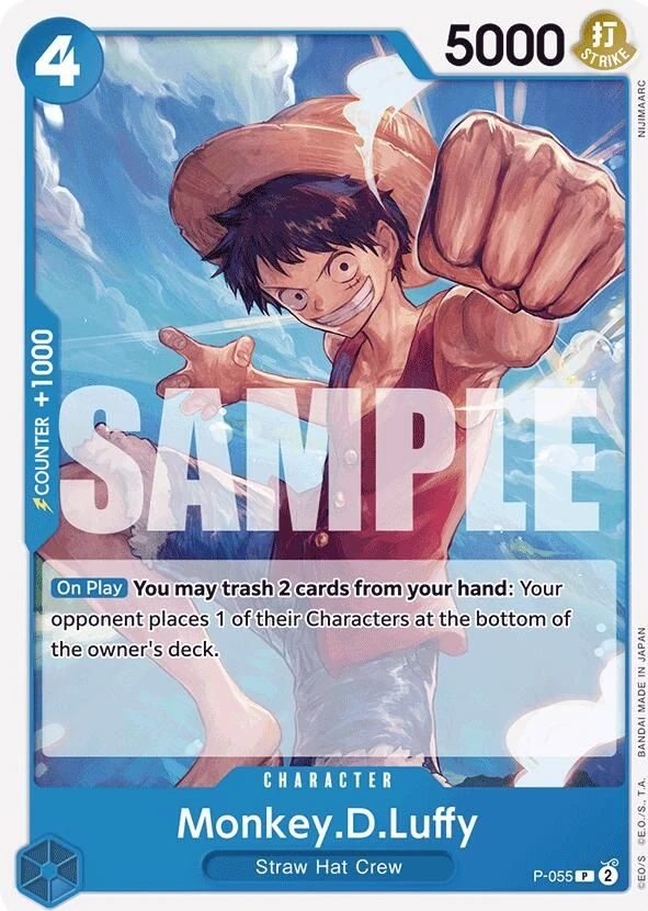 Monkey.D.Luffy (P-055) (Reprint)