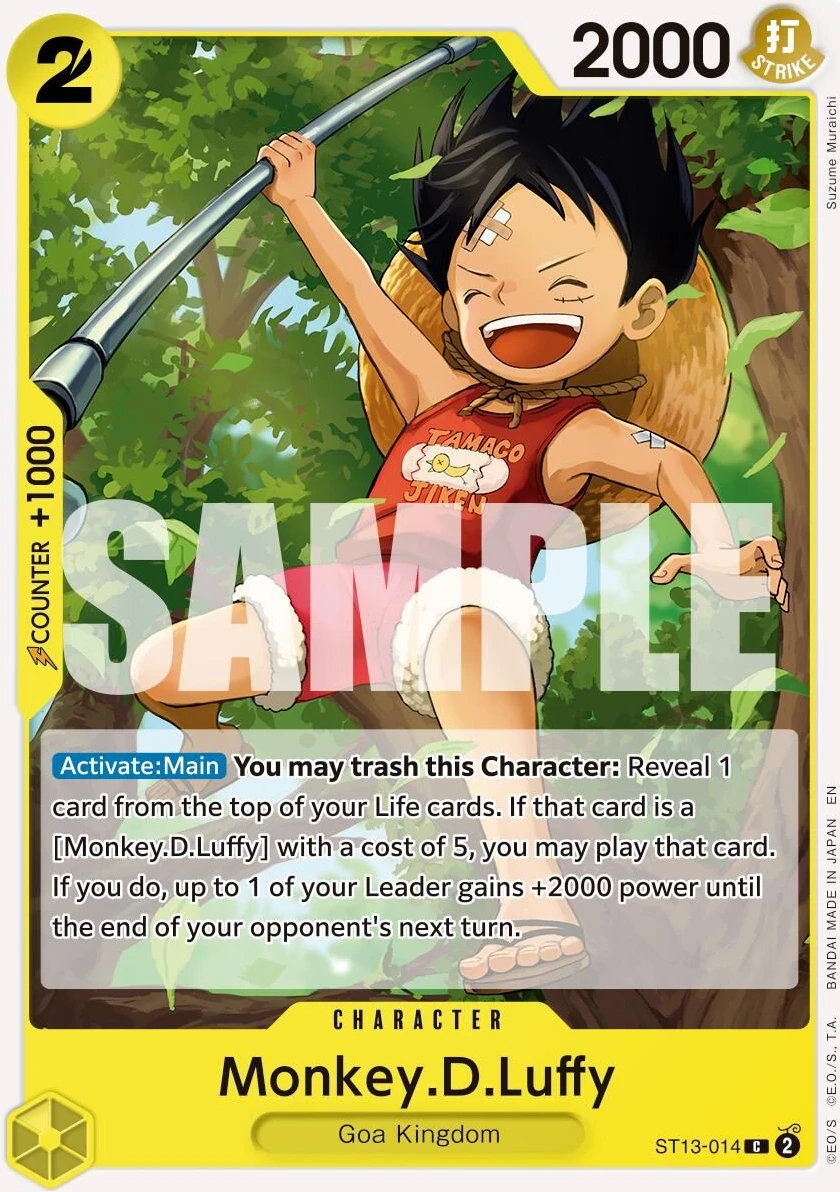 Monkey.D.Luffy - ST13-014 (Reprint)