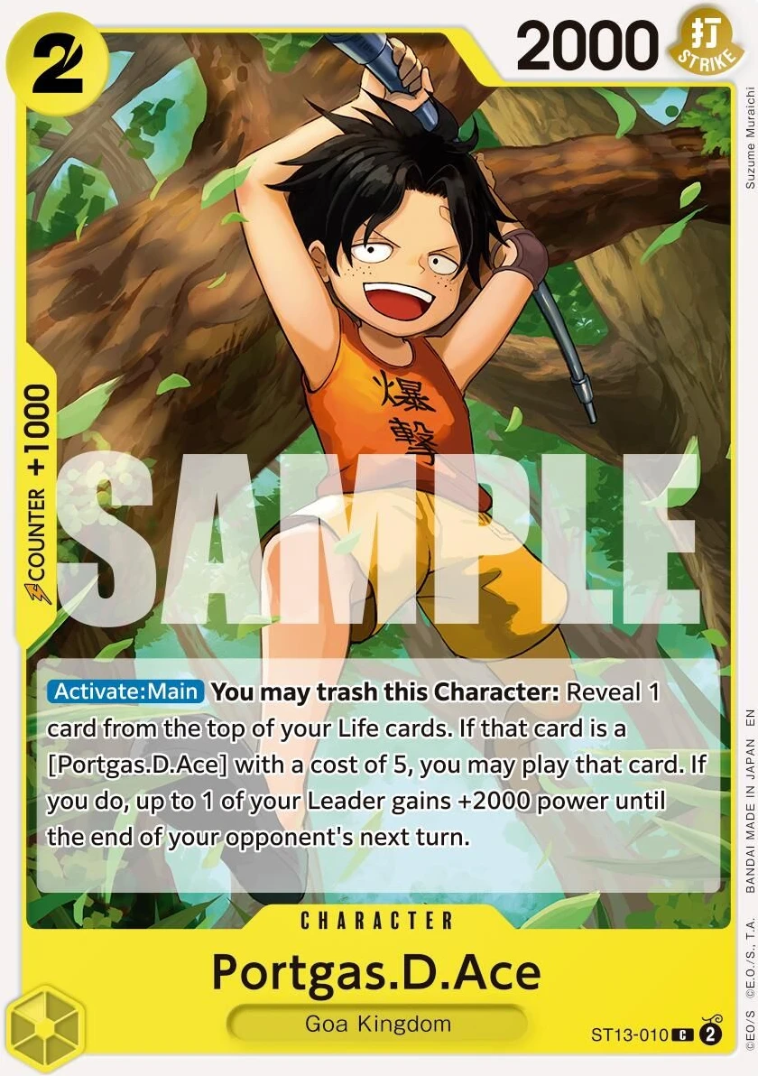 Portgas.D.Ace - ST13-010 (Reprint)