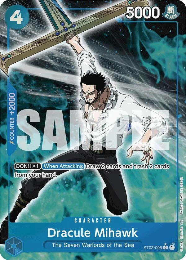 Dracule Mihawk (ST03-005) (Full Art)