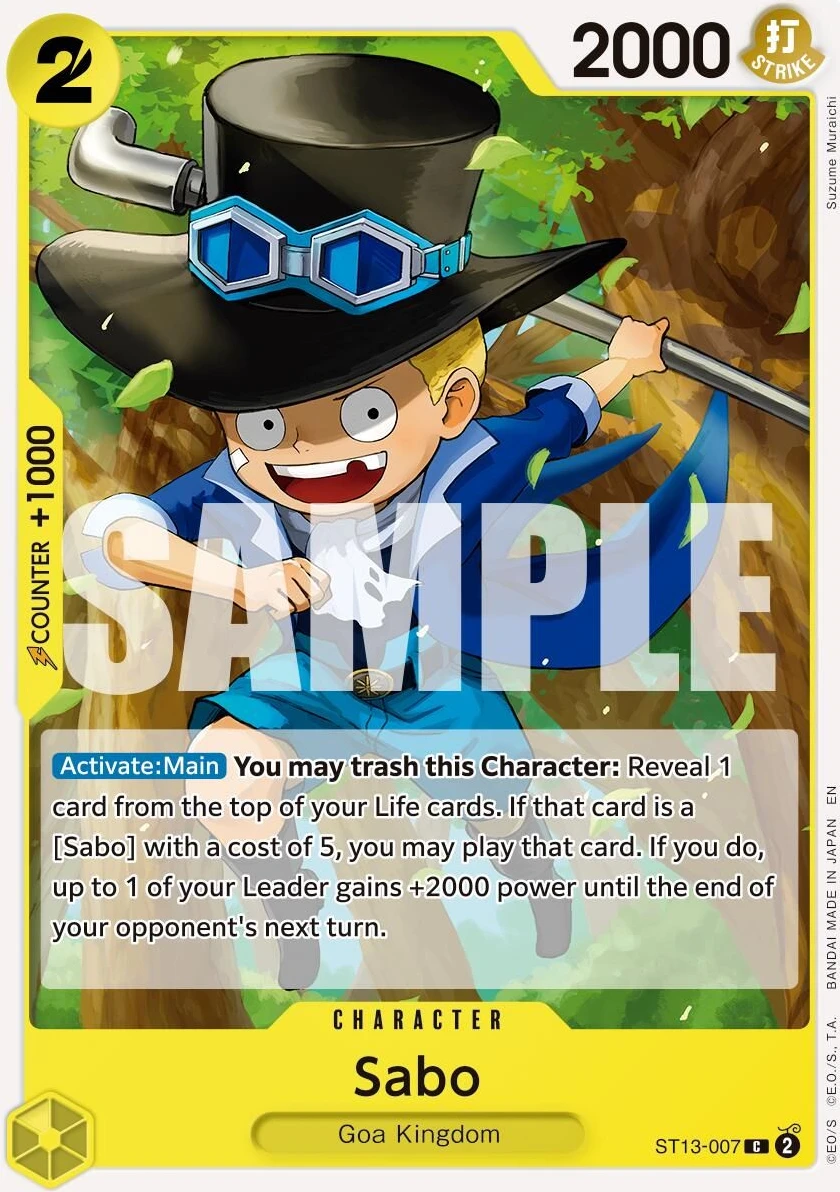 Sabo - ST13-007 (Reprint)