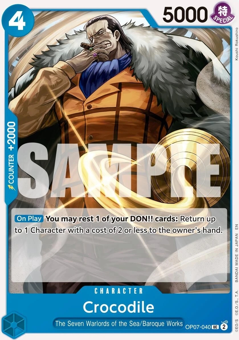 Crocodile - OP07-040 (Reprint)