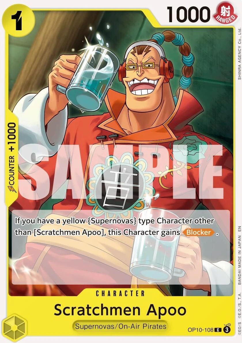 Scratchmen Apoo - OP10-108 (Reprint)
