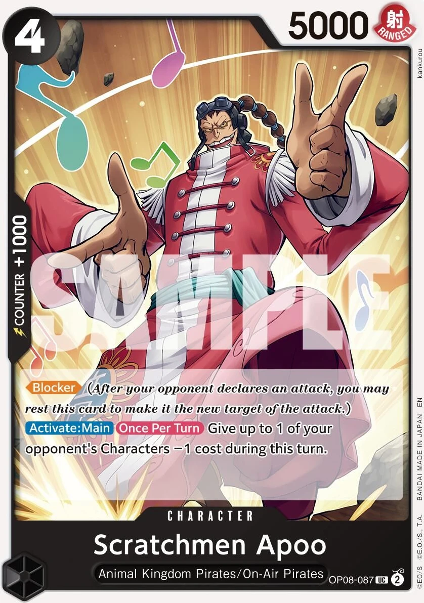 Scratchmen Apoo - OP08-087 (Reprint)