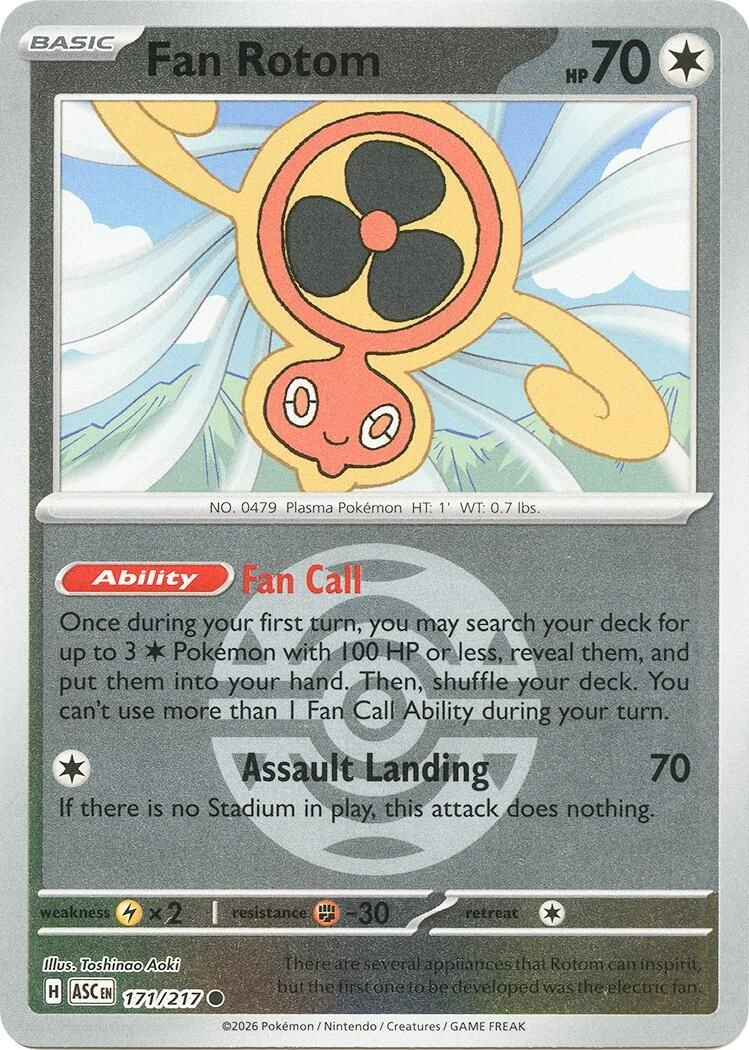Fan Rotom - 171/217 (Dusk Ball)