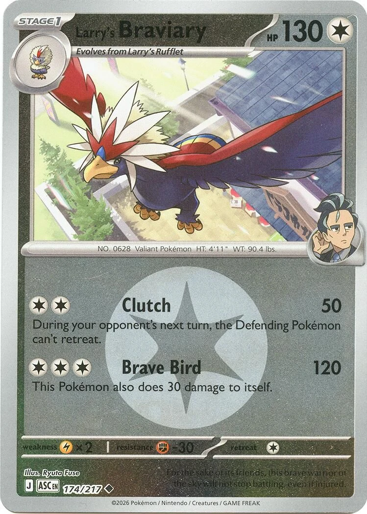 Larry's Braviary (Energy Symbol Pattern)