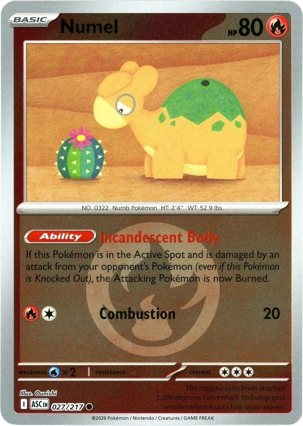 Numel - 027/217 (Energy Symbol Pattern)