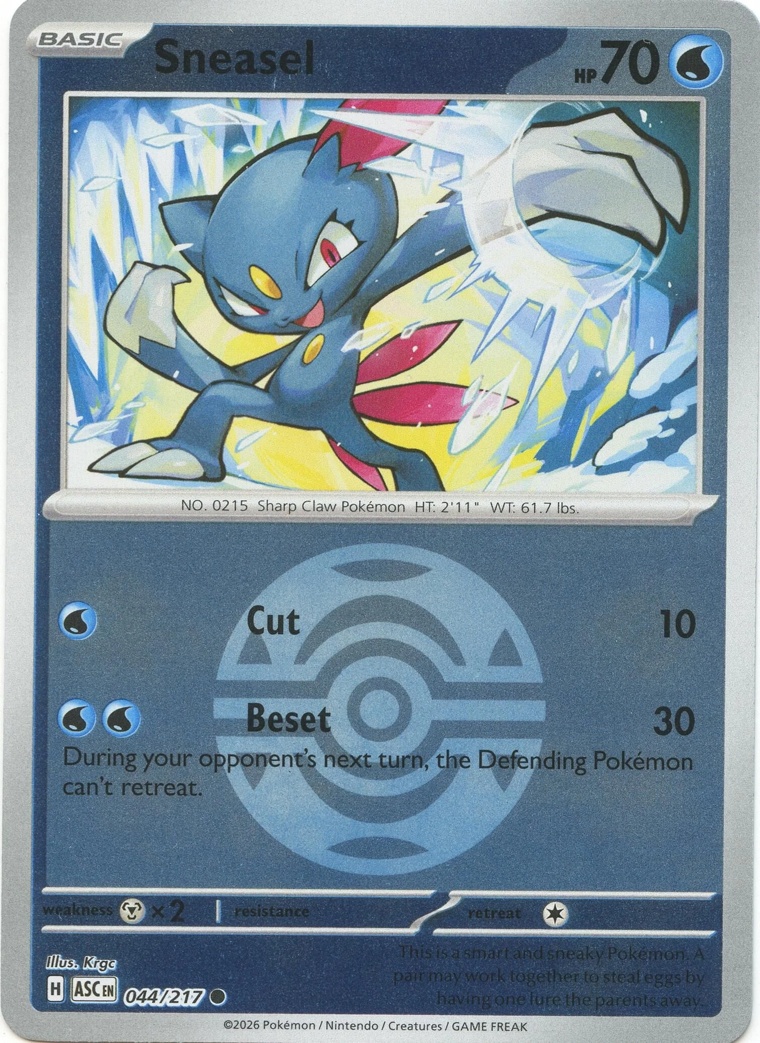 Sneasel (Dusk Ball)