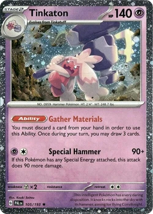 Tinkaton - 105/193 (Cosmos Holo)
