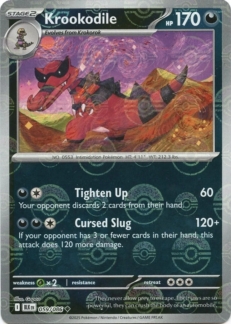 Krookodile (Poke Ball Pattern)