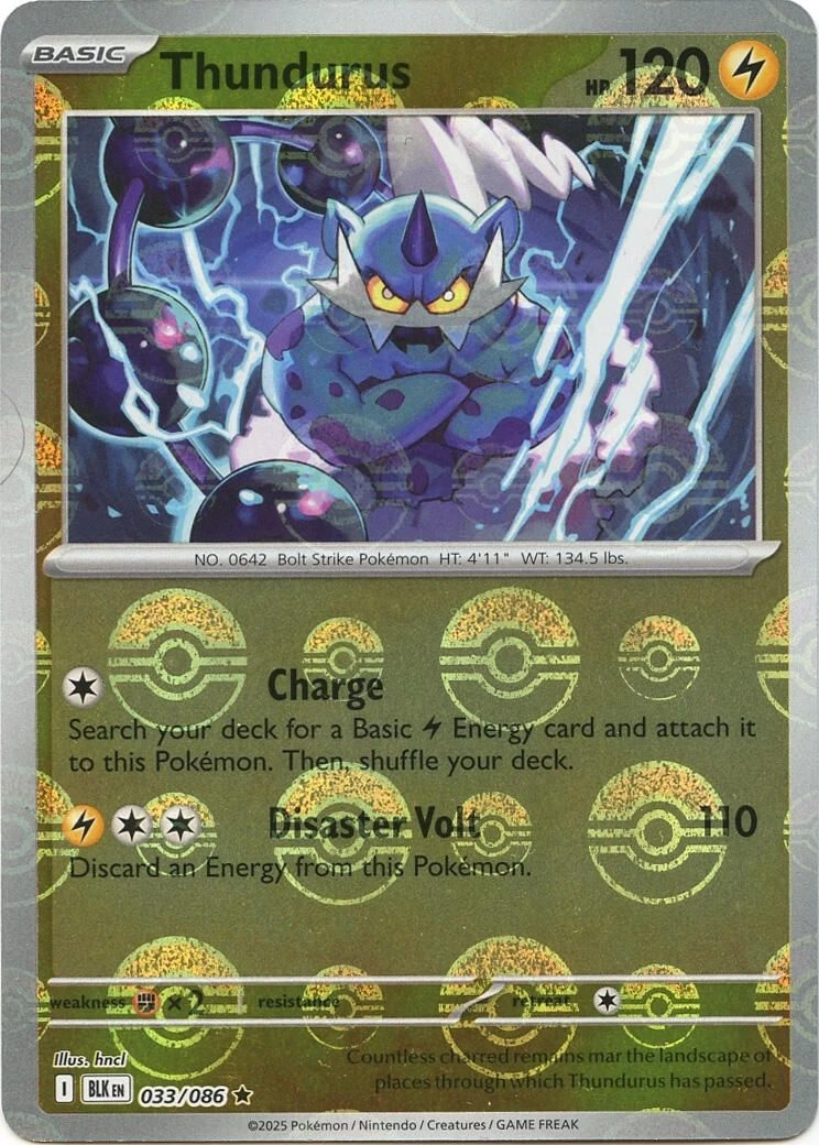 Thundurus (Poke Ball Pattern)