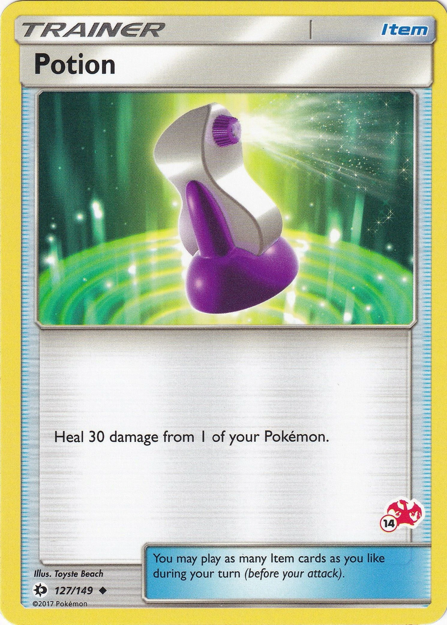 Potion - 127/149 (#14 Charizard Stamped)