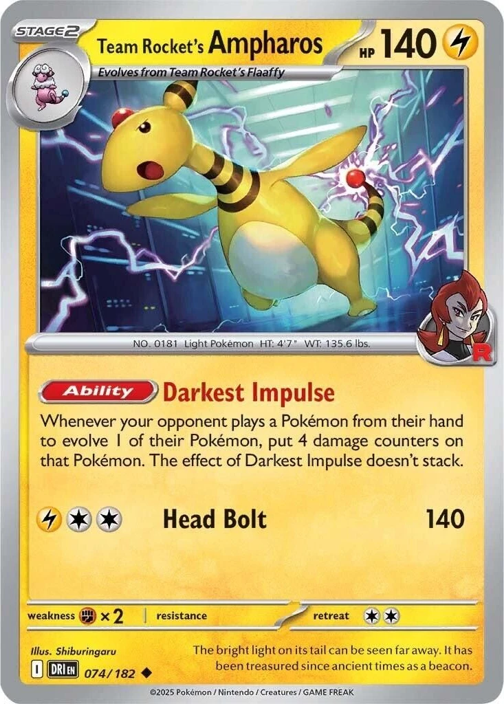 Team Rocket's Ampharos