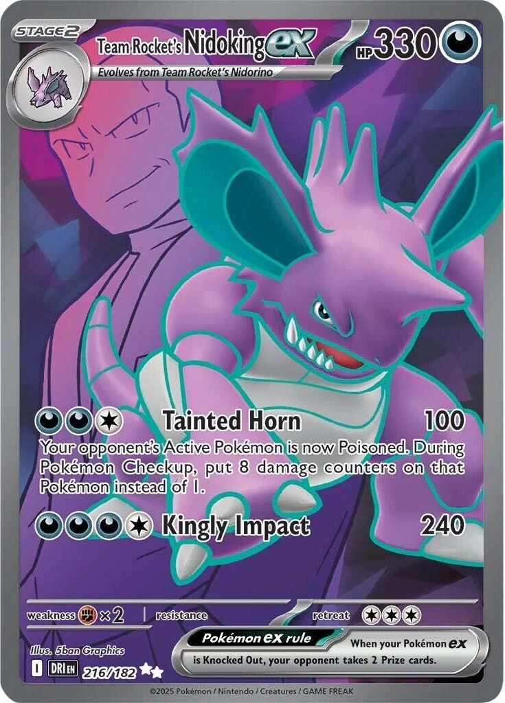 Team Rocket's Nidoking ex