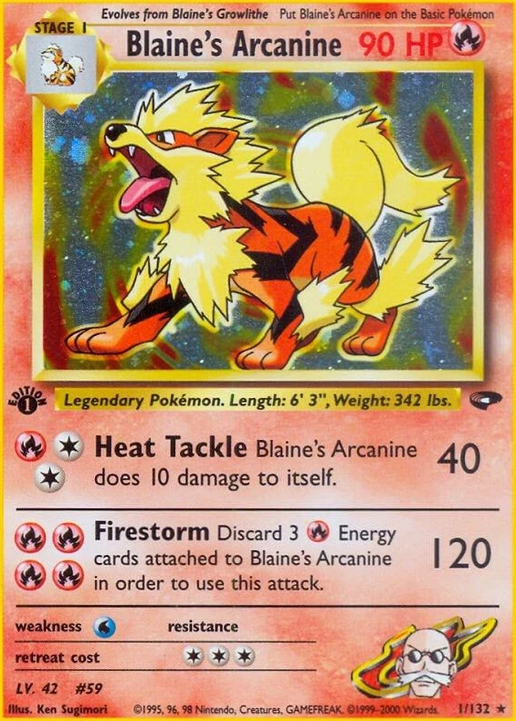 Blaine's Arcanine