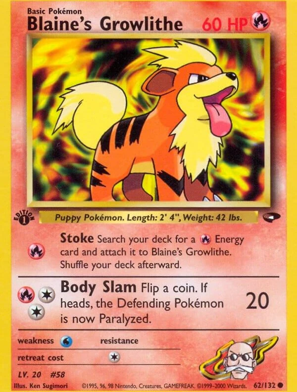 Blaine's Growlithe