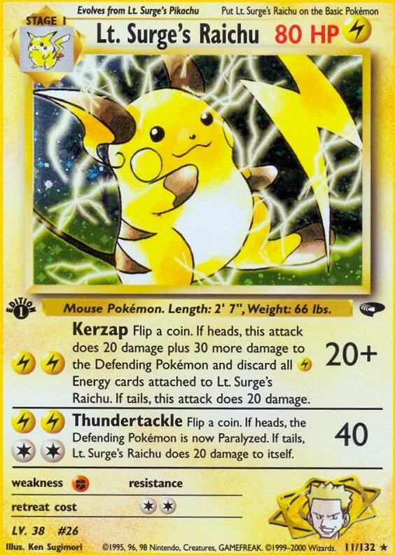 Lt. Surge's Raichu