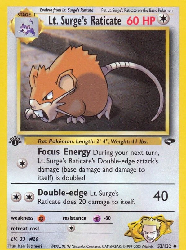 Lt. Surge's Raticate