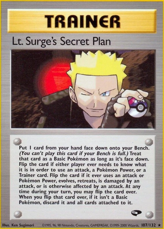 Lt. Surge's Secret Plan