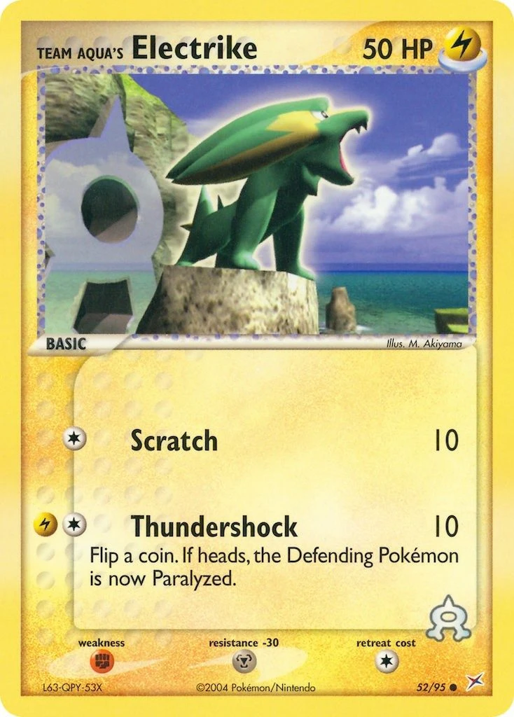 Team Aqua's Electrike