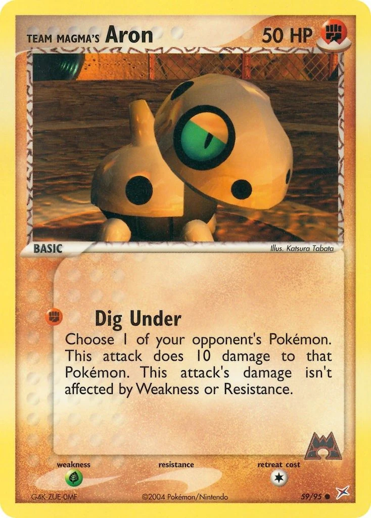 Team Magma's Aron