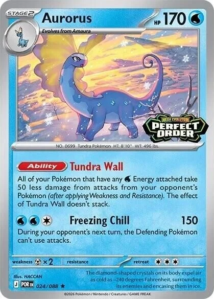 Aurorus (Perfect Order Stamped)