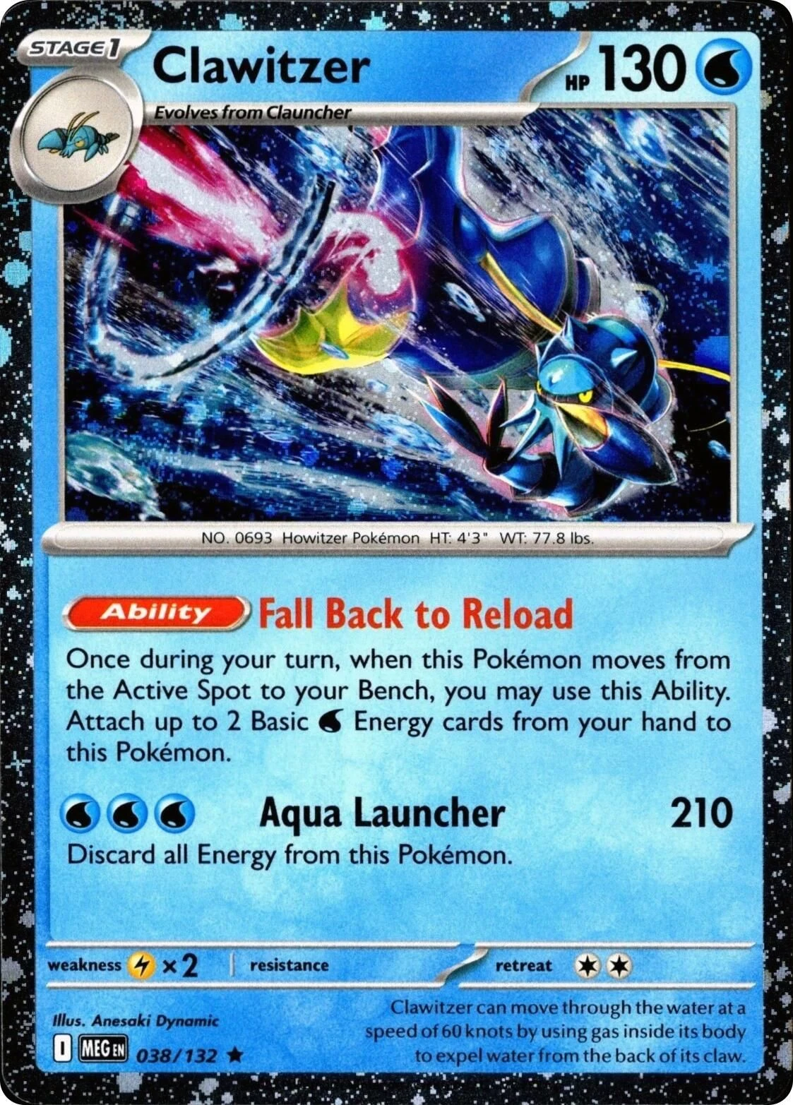 Clawitzer (Cosmos Holo)