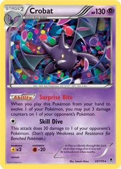 Crobat - 33/119 (Cosmos Holo)