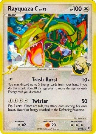 Rayquaza C - 8/147 (Cracked Ice)