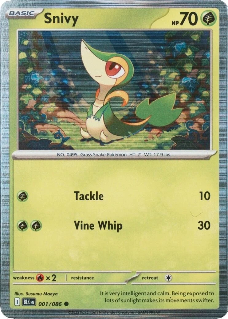 Snivy - 001/086 (Unova Poster Collection)