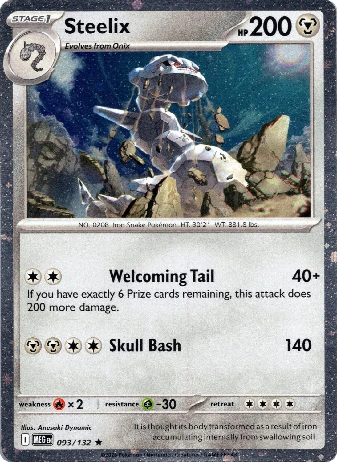 Steelix - 093/132 (Cosmos Holo)