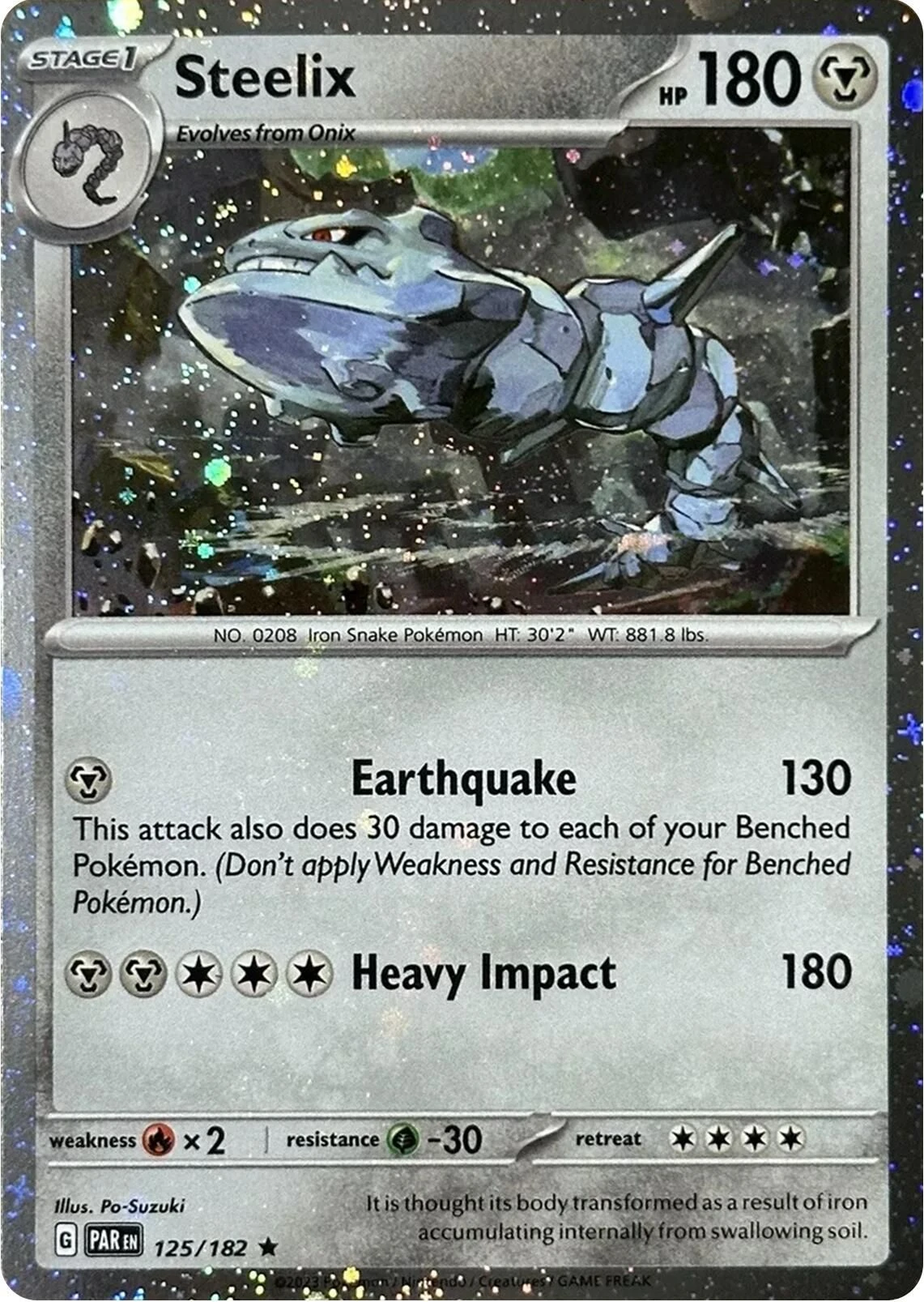 Steelix - 125/182 (Cosmos Holo)
