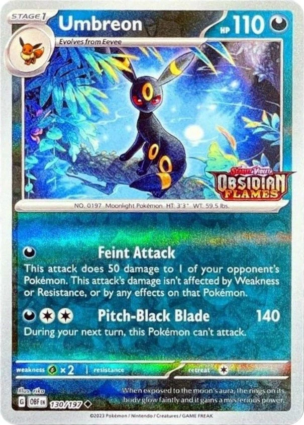 Umbreon (Obsidian Flames Stamped)