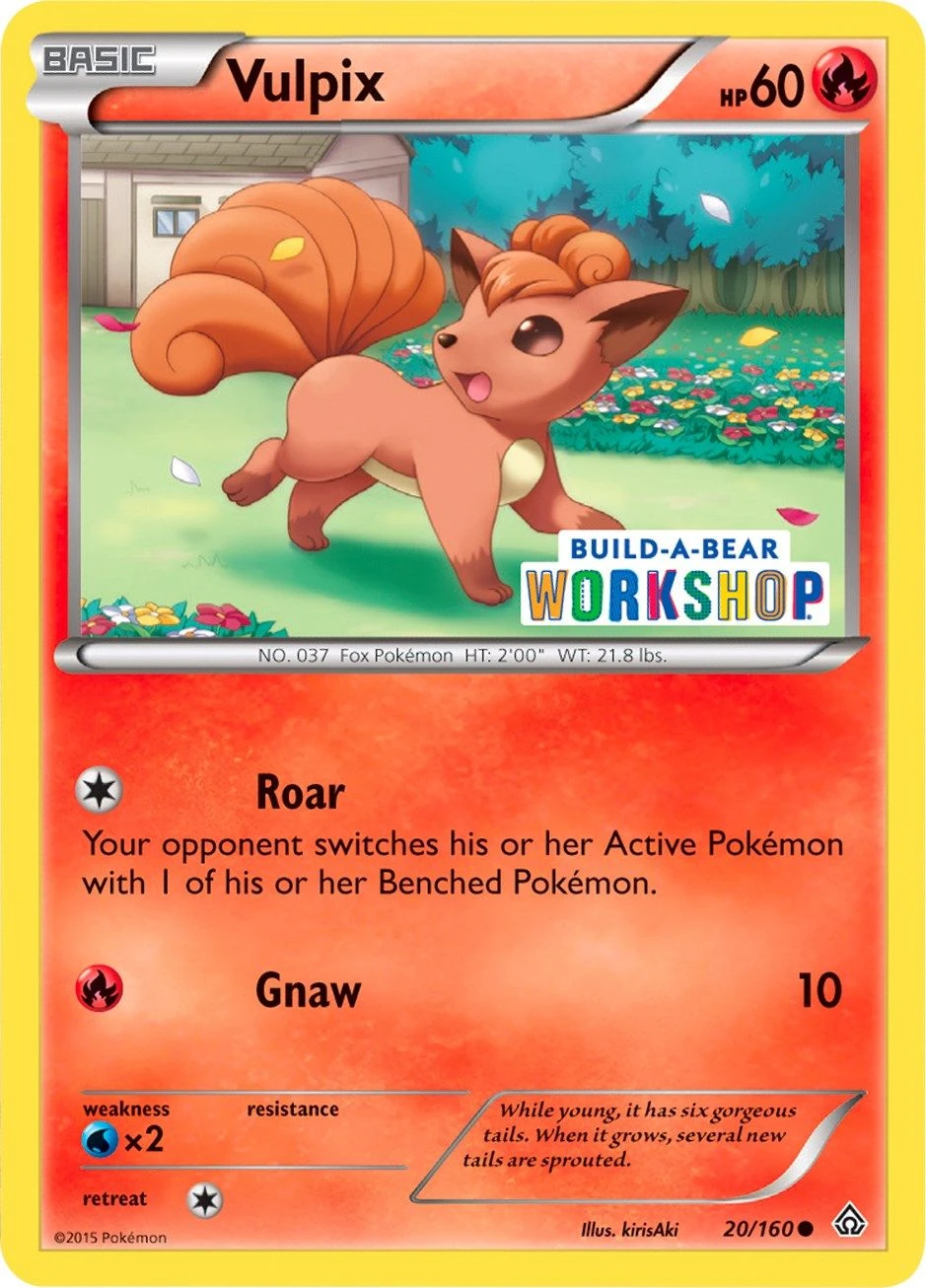 Vulpix - 20/160 (Build-A-Bear Workshop Exclusive)
