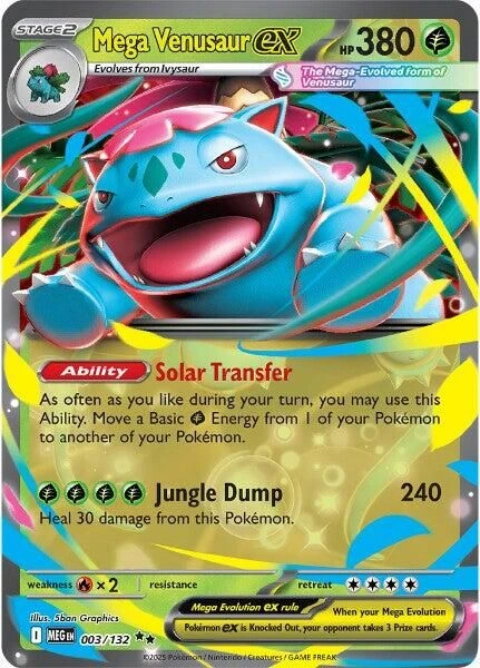 Mega Venusaur ex - MEG #003/132 (NM)
