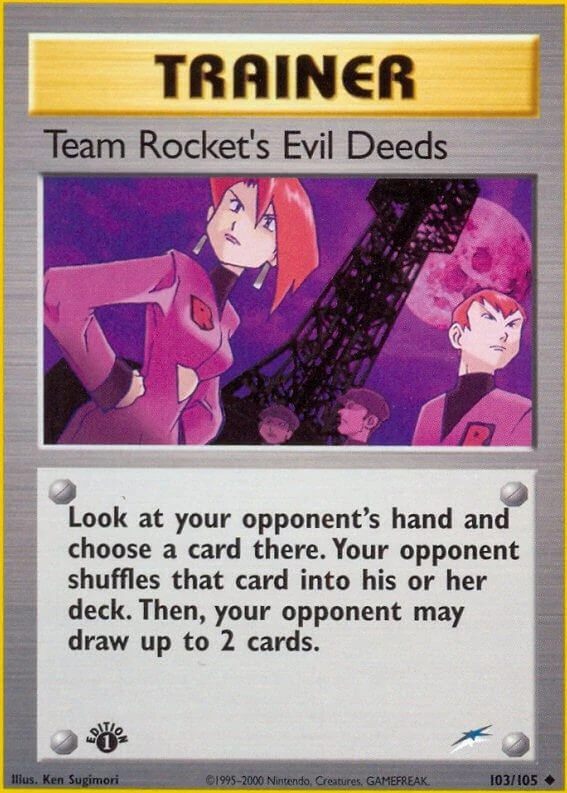 Team Rocket's Evil Deeds