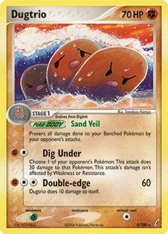 Dugtrio - 5/100 (EX Crystal Guardians)