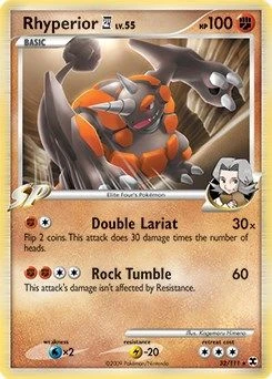 Rhyperior E4 - 32/111 (DPPt Rising Rivals)
