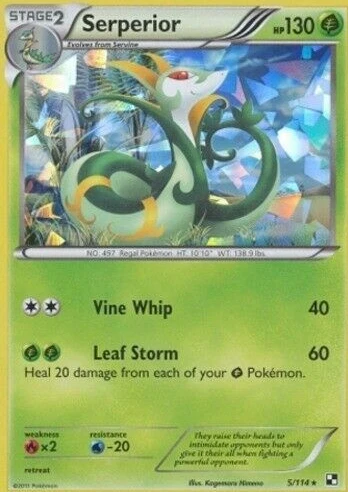 Serperior - 5/114 (Cracked Ice Holo)