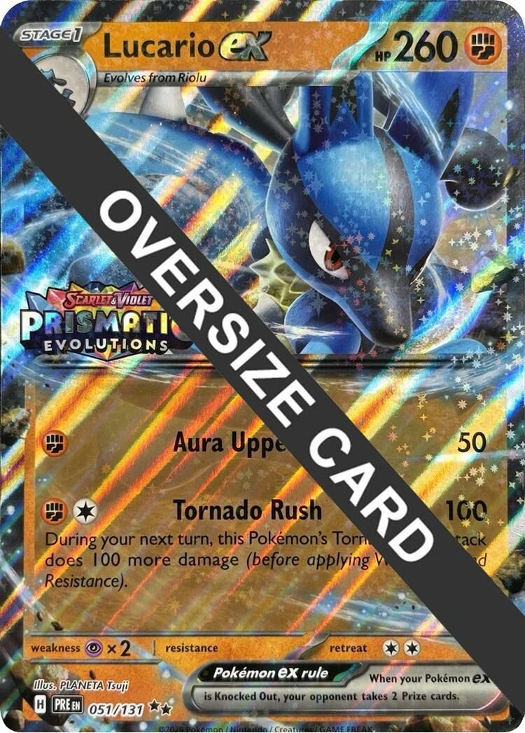 Lucario ex (Prismatic Evolutions Stamp)